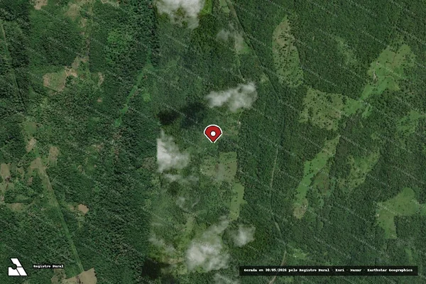 Imagem de satélite — Embargo IBAMA — Infração da Flora — Aurelino Leal/BA