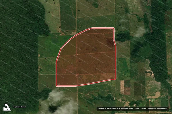Imagem de satélite de Infração da Flora em Porto Velho - RO