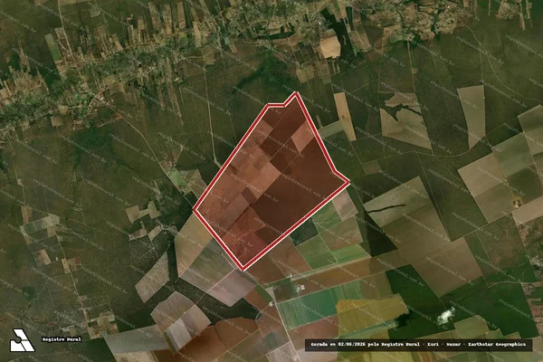 Imagem de satélite — Embargo Ambiental - Baianópolis/BA