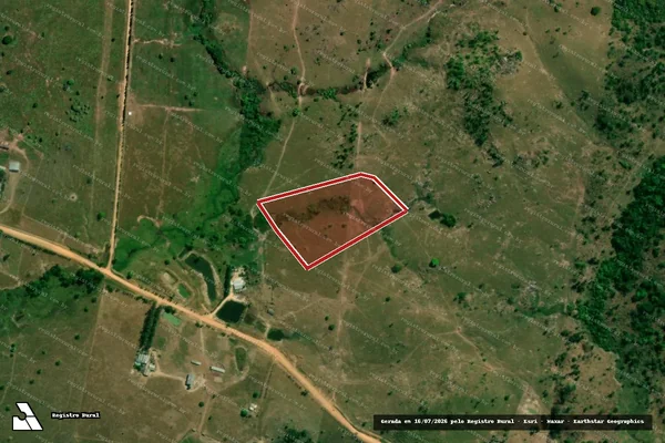 Imagem de satélite de Infração Ambiental em Nova Mamoré - RO