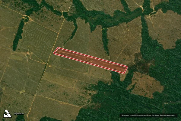 Imagem de satélite de Infração Ambiental em Porto Velho - RO