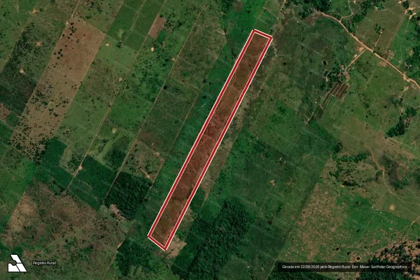 Imagem de satélite de Desmatamento em Porto Velho - RO