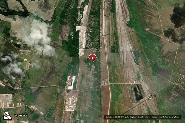 Imagem de satélite — Embargo Ambiental - São Mateus/ES