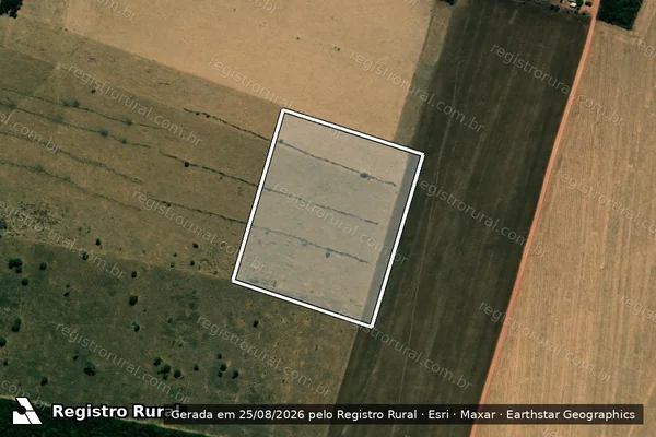 Imagem de satélite de Desmatamento em Querência - MT