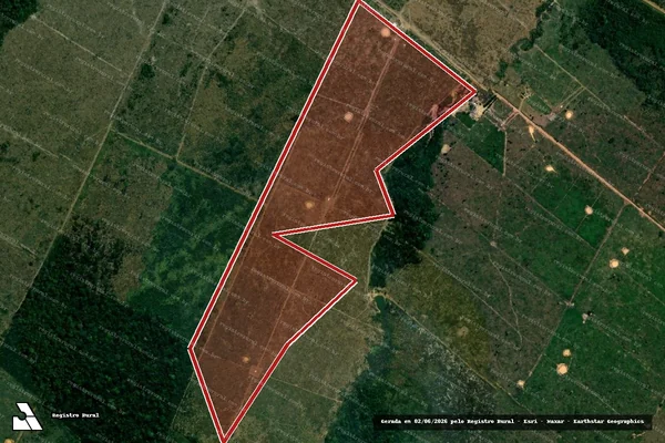 Imagem de satélite de Infração Ambiental em Porto Velho - RO