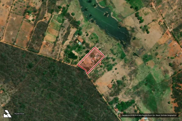 Imagem de satélite de Infração Ambiental em Princesa Isabel - PB