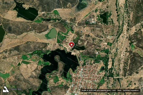 Imagem de satélite — Embargo IBAMA — Infração Ambiental — São Fernando/RN