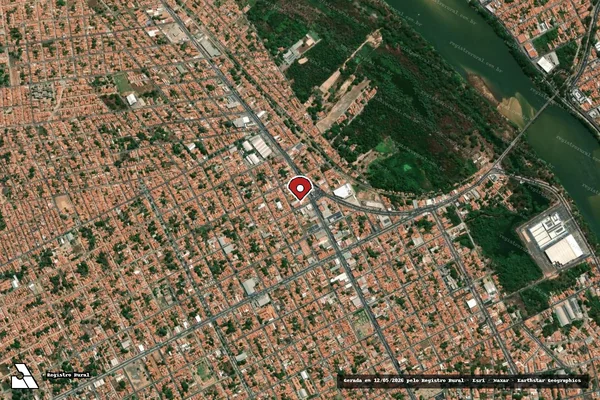 Imagem de satélite — Embargo IBAMA — Infração da Flora — Timon/MA