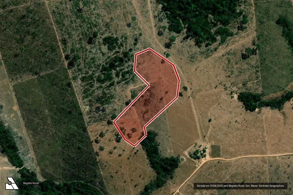 Imagem de satélite de Infração da Flora em Altamira - PA