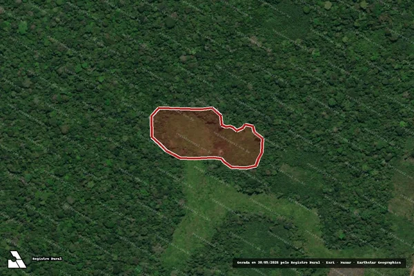 Imagem de satélite de Desmatamento em Anapu - PA