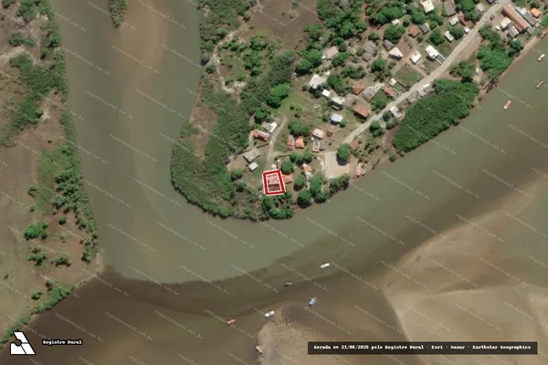 Imagem de satélite de Infração da Flora em São Mateus - ES