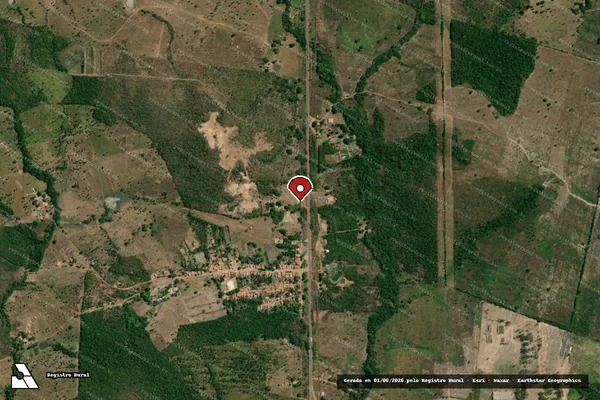 Imagem de satélite — Embargo IBAMA — Infração Ambiental — Governador Edison Lobão/MA