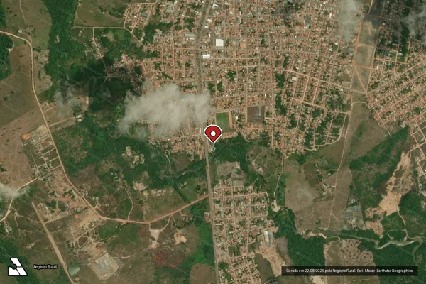 Imagem de satélite — Embargo IBAMA — Infração da Flora - Jacundá/PA