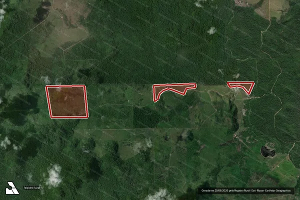 Imagem de satélite de Infração da Flora em São Félix do Xingu - PA