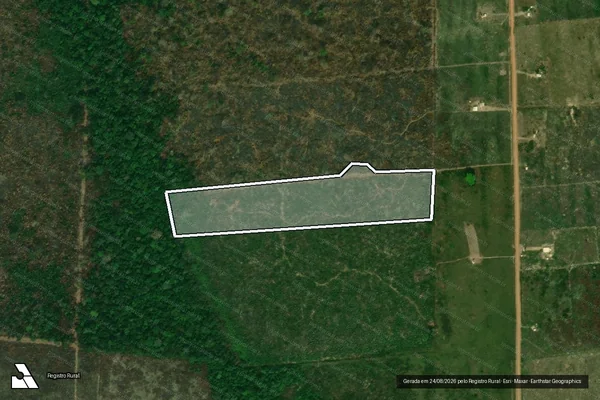 Imagem de satélite de Infração Ambiental em Porto Velho - RO