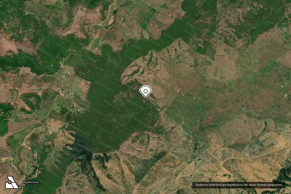 Imagem de satélite de Infração da Fauna em Governador Valadares - MG (marcador da localização)