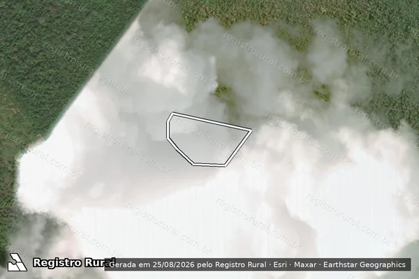 Imagem de satélite de Desmatamento em Cantá - RR