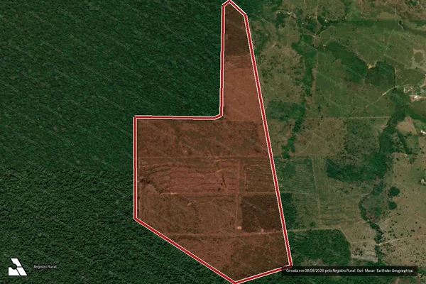 Imagem de satélite de Infração da Flora em Machadinho D'Oeste - RO