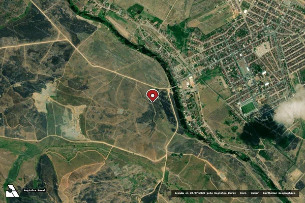 Imagem de satélite — Embargo IBAMA — Infração Ambiental — Murici/AL