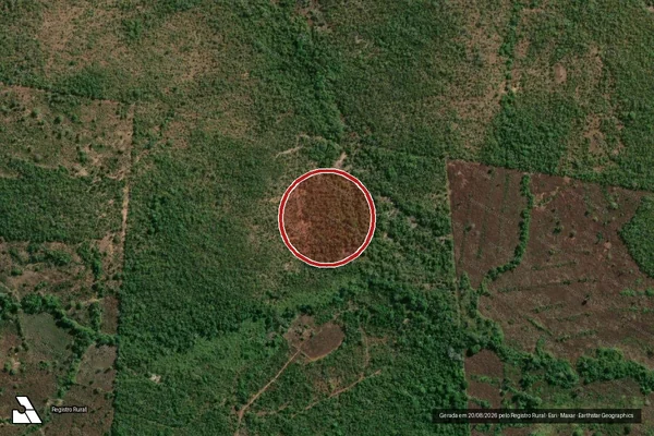 Imagem de satélite — Embargo Ambiental - Porangatu/GO