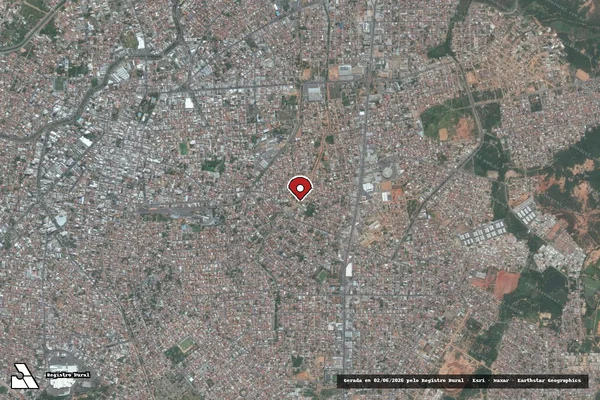 Imagem de satélite — Embargo IBAMA — Infração Ambiental - Montes Claros/MG