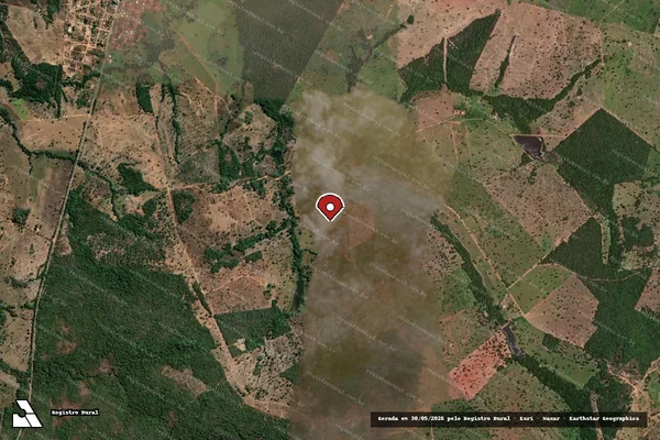 Imagem de satélite — Embargo IBAMA — Infração de Administração Ambiental(Não Classificada-Móvel) — Barcarena/PA