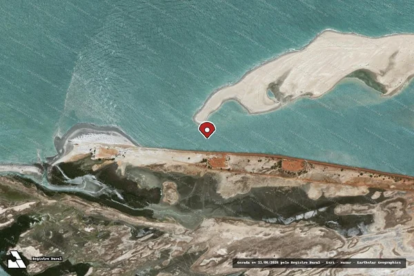 Imagem de satélite — Embargo Ambiental — Macau/RN