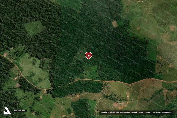 Imagem de satélite — Embargo IBAMA — Infração da Flora — Capixaba/AC