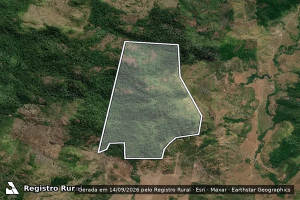 Imagem de satélite de Infração Ambiental em São Félix do Xingu - PA