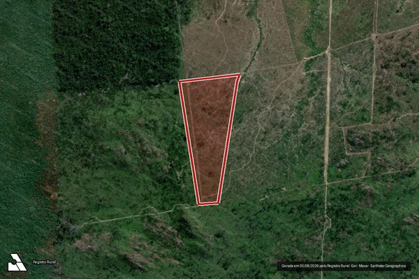 Imagem de satélite de Infração da Flora em São Félix do Xingu - PA