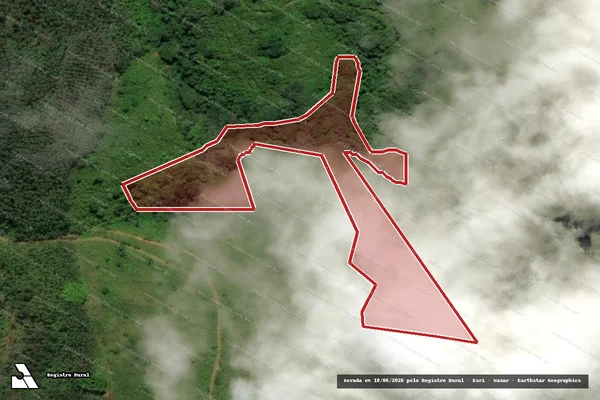 Imagem de satélite de Infração da Flora em Joaquim Nabuco - PE
