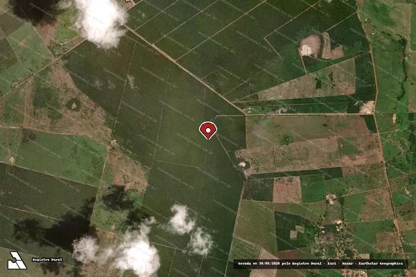 Imagem de satélite — Embargo Ambiental — Angical/BA