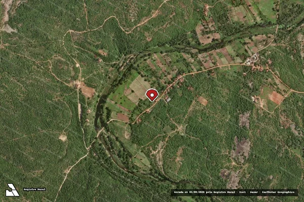 Imagem de satélite — Embargo IBAMA — Infração Ambiental - Governador Dix-Sept Rosado/RN