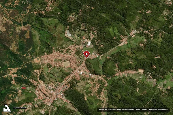 Imagem de satélite — Embargo IBAMA — Infração de Licenciamento(Não Classificada-Móvel) — Mulungu/CE