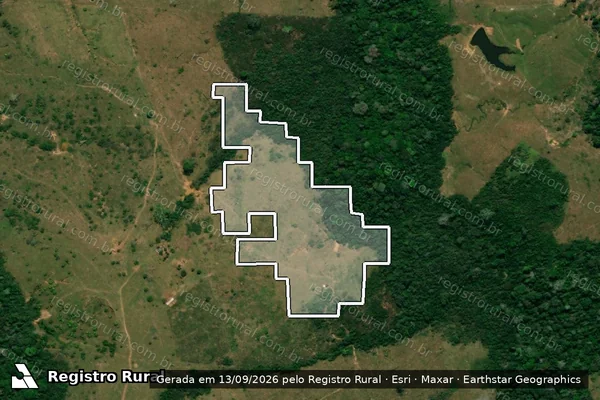 Imagem de satélite de Infração da Flora em Brasiléia - AC