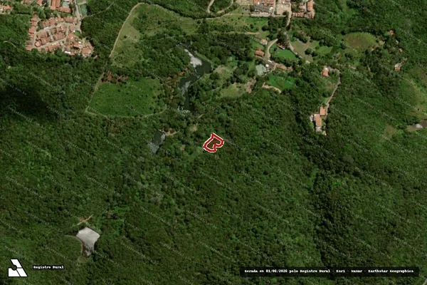 Imagem de satélite de Infração da Flora em Guaramiranga - CE