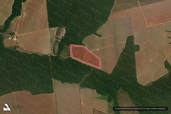 Imagem de satélite de Infração da Flora em Lucas do Rio Verde - MT