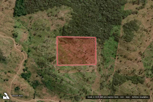 Imagem de satélite de Desmatamento em Santana do Araguaia - PA