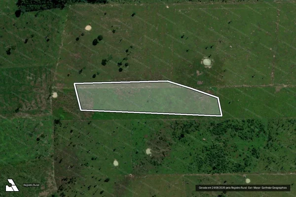 Imagem de satélite de Infração da Flora em Candeias do Jamari - RO