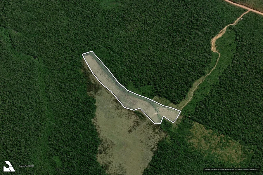 Imagem aérea do item A