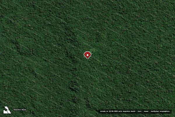 Imagem de satélite — Embargo IBAMA — Infração de Administração Ambiental(Não Classificada-Móvel) - Alta Floresta/MT