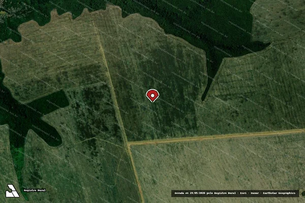 Imagem de satélite — Embargo IBAMA — Infração da Flora - Rondon do Pará/PA
