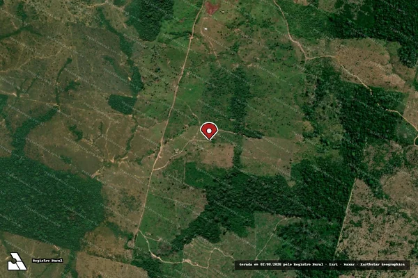 Imagem de satélite — Embargo IBAMA — Infração da Flora — Vale do Anari/RO
