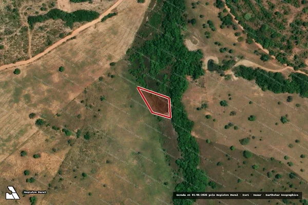 Imagem de satélite de Infração da Flora em Corumbaíba - GO
