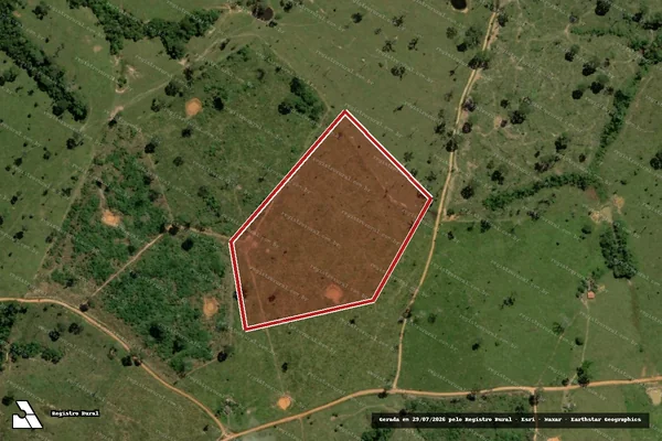 Imagem de satélite de Infração da Flora em Xapuri - AC