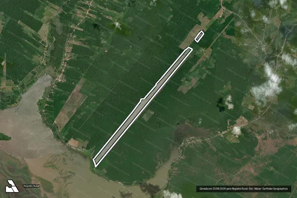 Imagem de satélite de Infração da Flora em Alenquer - PA