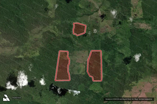 Imagem de satélite de Infração Ambiental em São Félix do Xingu - PA