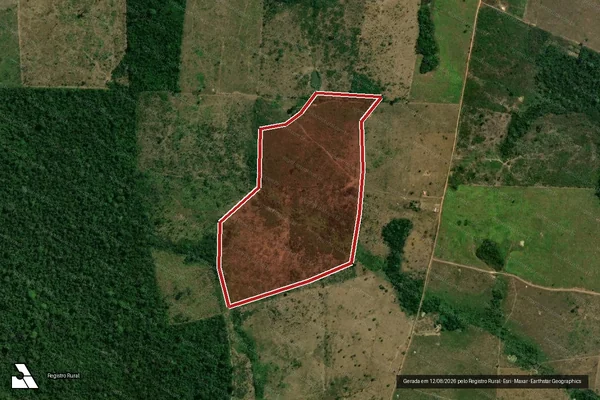 Imagem de satélite de Infração Ambiental em São Félix do Xingu - PA