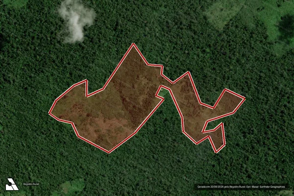 Imagem de satélite de Infração Ambiental em São Félix do Xingu - PA