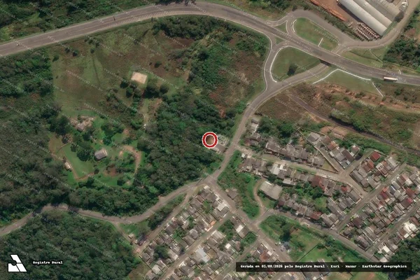 Imagem de satélite de Infração Ambiental em União da Vitória - PR